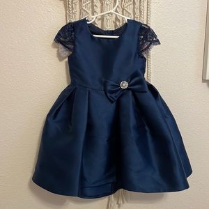 EUC Navy Blue 4t Formal Flower Girl Dress